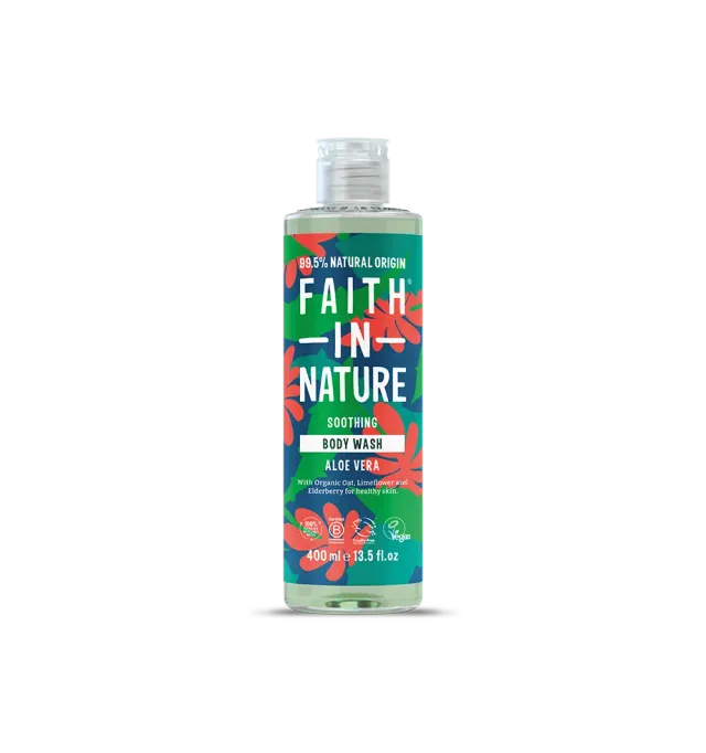 Faith in Nature Aloe Vera douchegel 400ml gevoelige huid