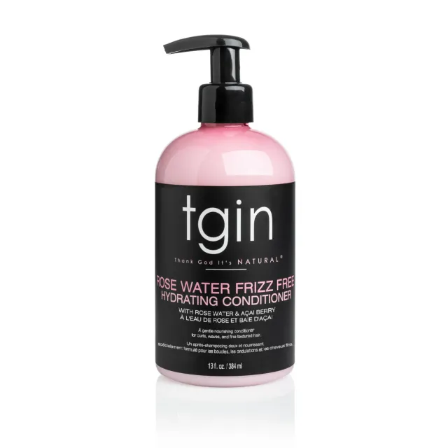 TGIN Rose Water Frizz-Free Hydrating Conditioner 13 oz rozenwater