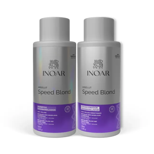 Inoar Absolut Speed Blond shampoo ontgelend blond