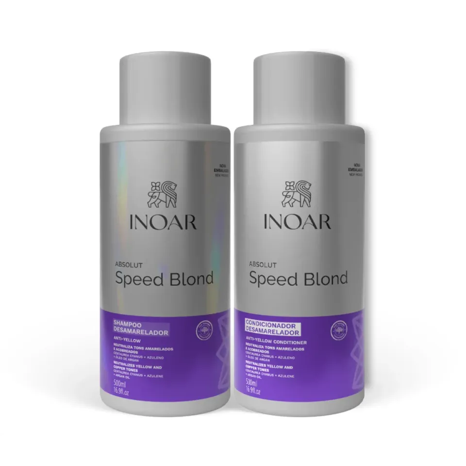 Inoar Absolut Speed Blond shampoo ontgelend blond