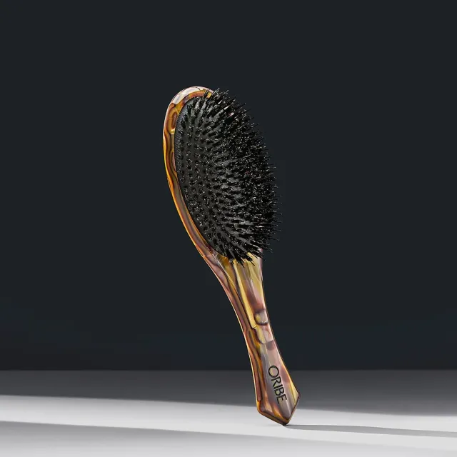 Oribe Italian Resin Flat Brush haarborstel zwijnshaar