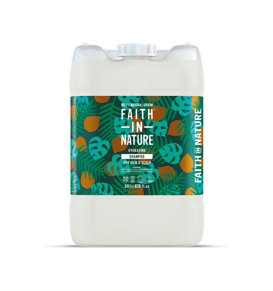 Faith in Nature Coconut shampoo droog haar 20L