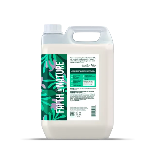 Faith in Nature Rosemary conditioner navulling 5L normaal haar