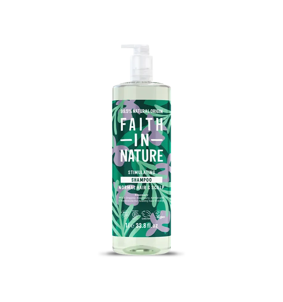 Faith in Nature Rosemary shampoo 1L normaal haar stimulerend
