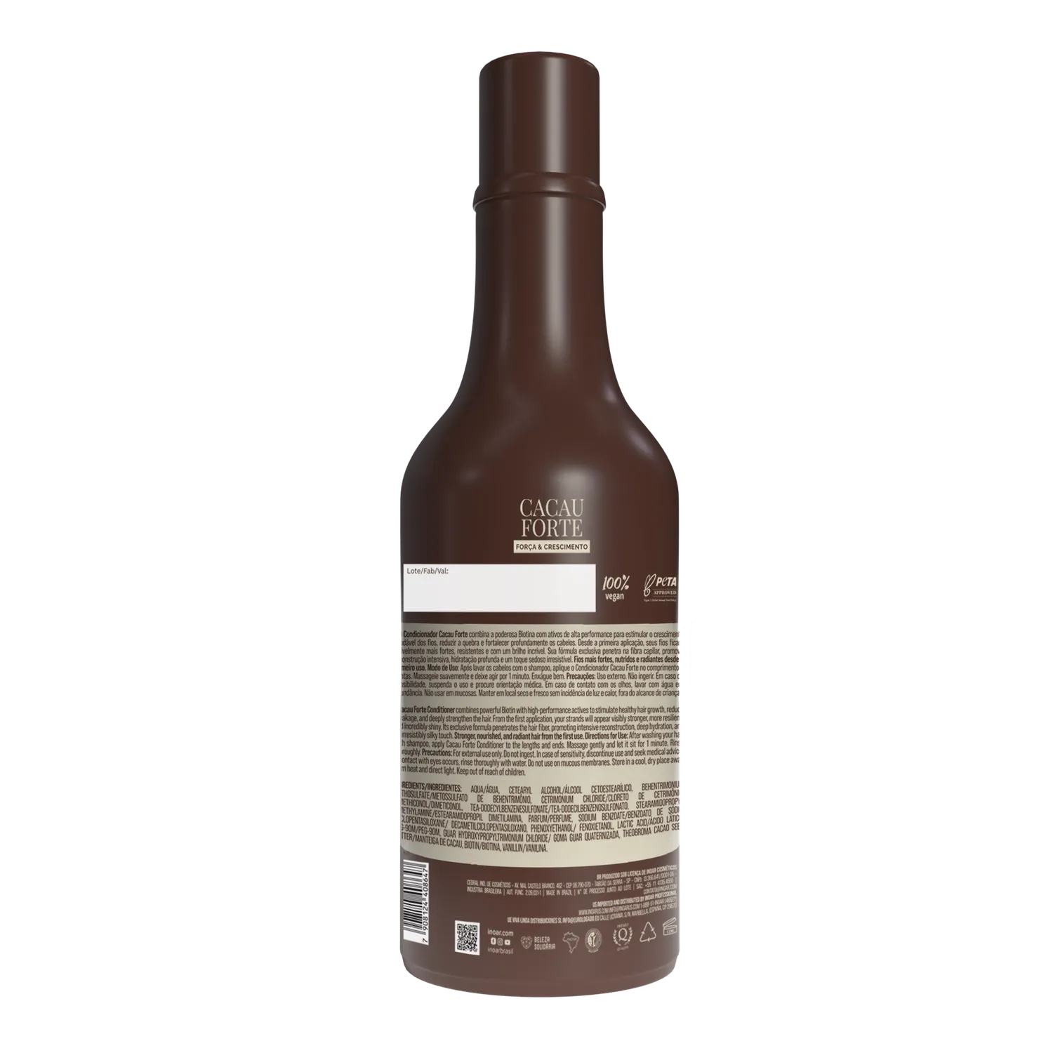 Inoar Cacau Forte shampoo cacaoboter kracht