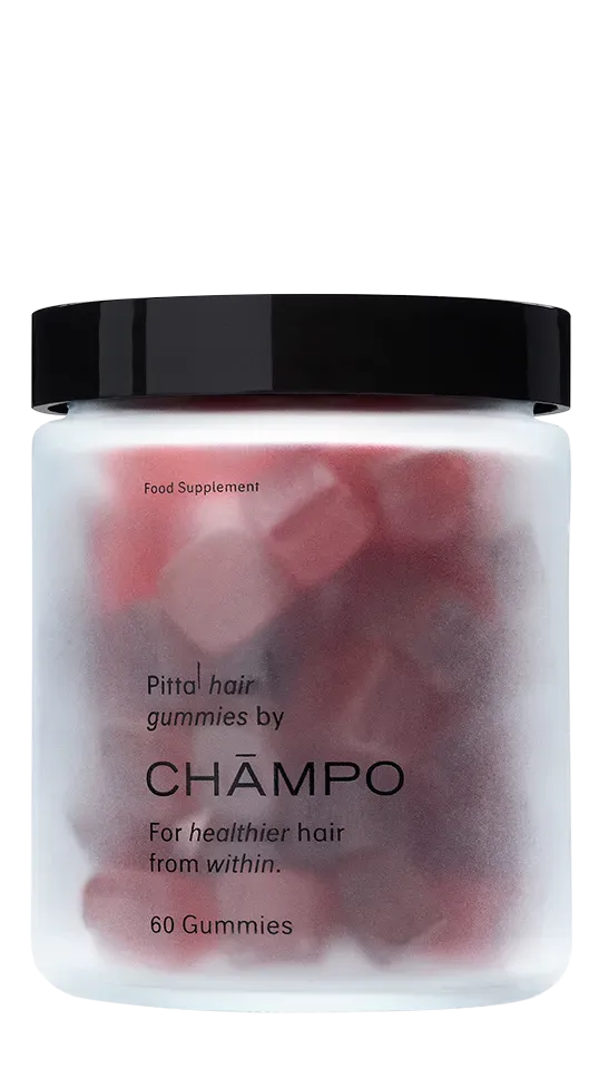 Chāmpo Hair Gummies haargummies 60 stuks bessen