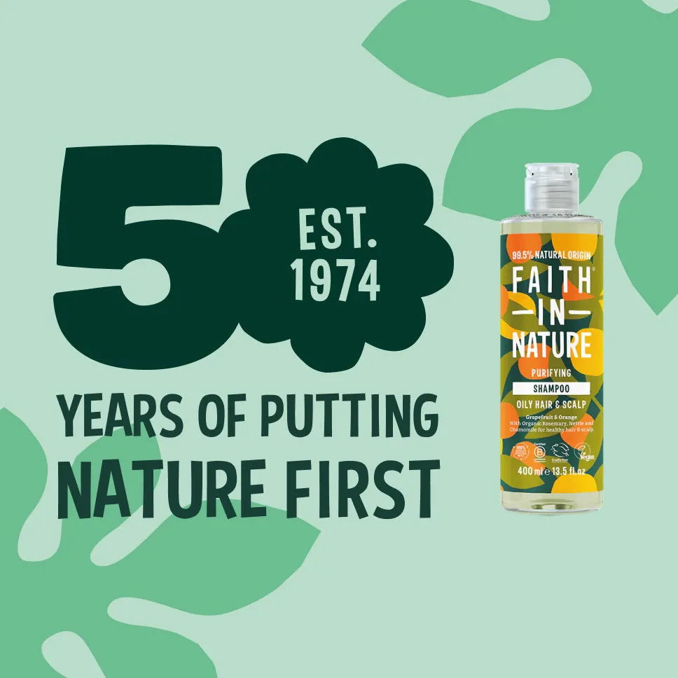 Faith in Nature Grapefruit & Orange shampoo 400ml vet haar