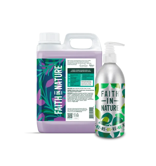 Faith in Nature Lavender & Geranium douchegel 2,5L aluminium