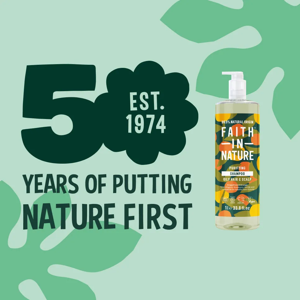 Faith in Nature Grapefruit & Orange shampoo vet haar 1L