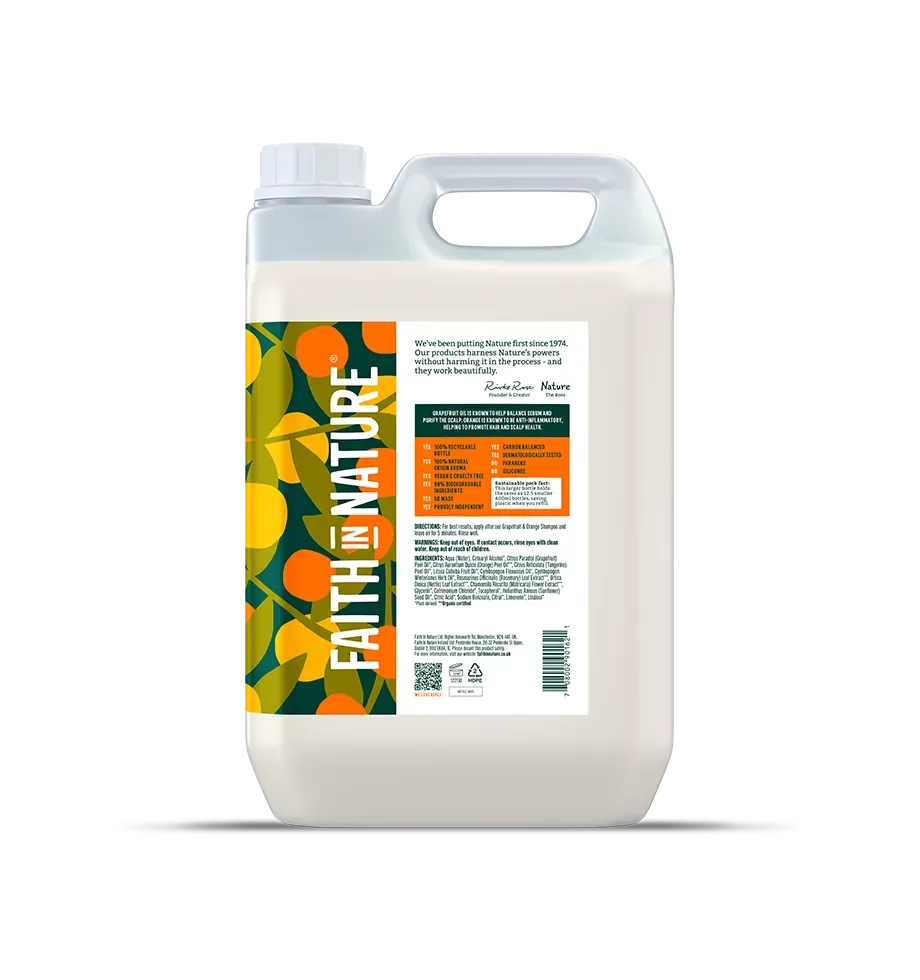 Faith in Nature Grapefruit & Orange conditioner 5L vet haar