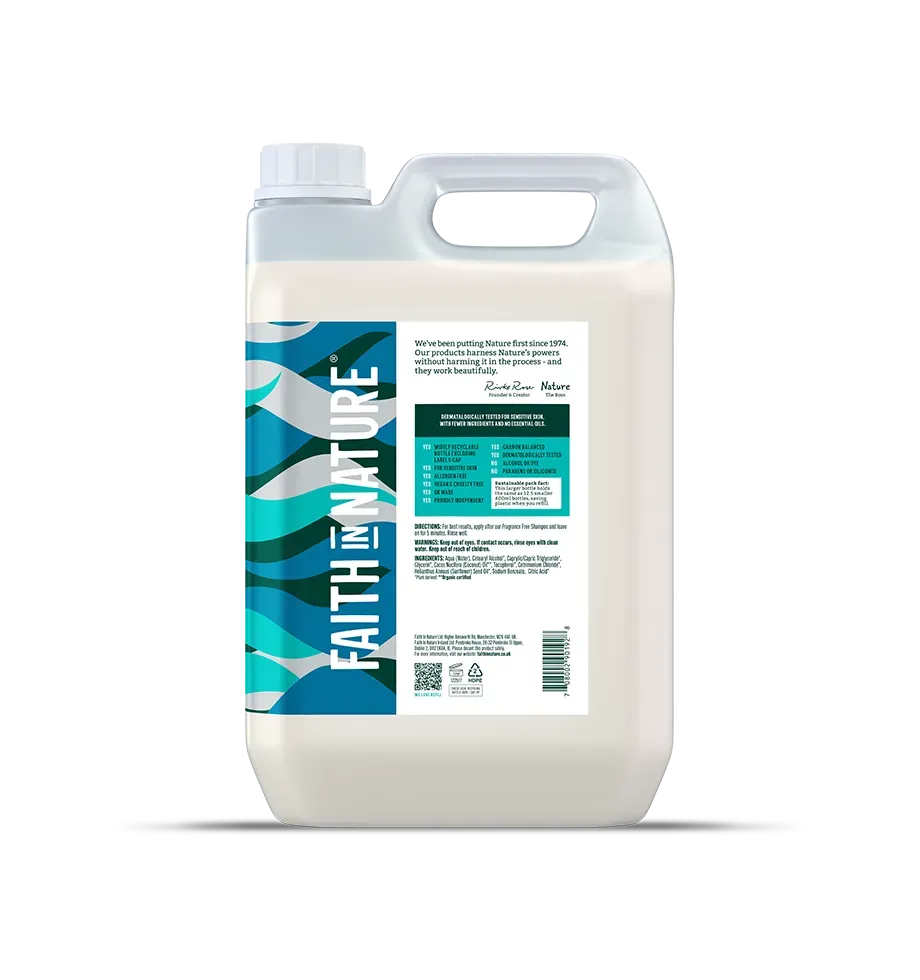 Faith in Nature Fragrance Free conditioner 5L gevoelige huid