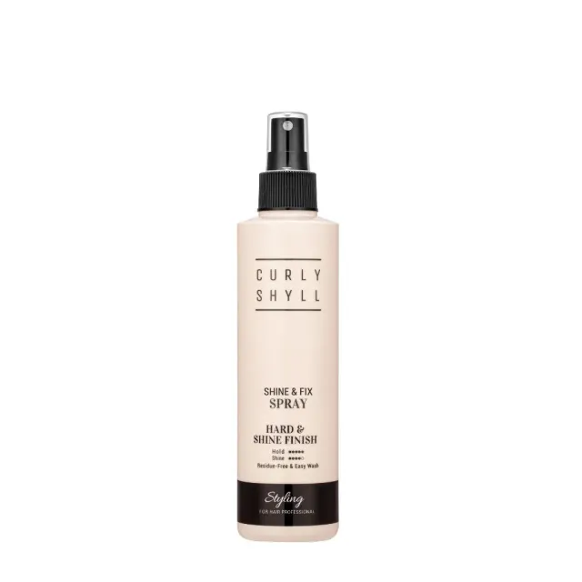 Curly Shyll Shine & Fix Spray haarspray 240ml sterke hold