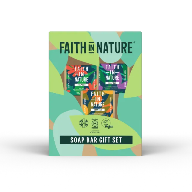 Faith in Nature Soap Stack zeep cadeauset 3 stuks vegan