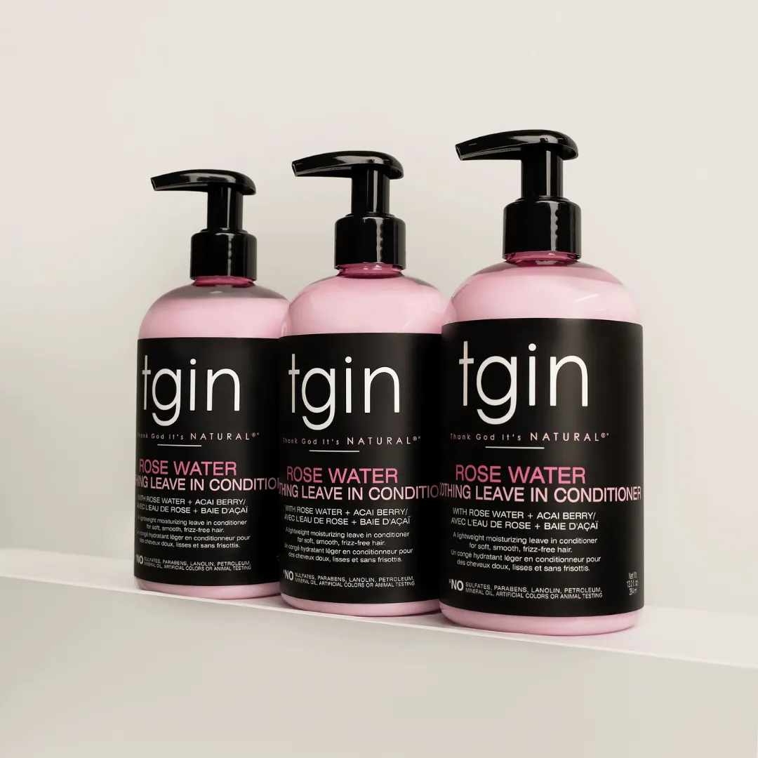 TGIN Wash & Go Bundle set voor krullen met rozenwater