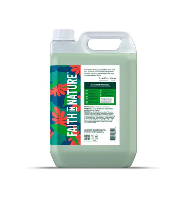 Faith in Nature Aloe Vera douchegel 5L gevoelige huid