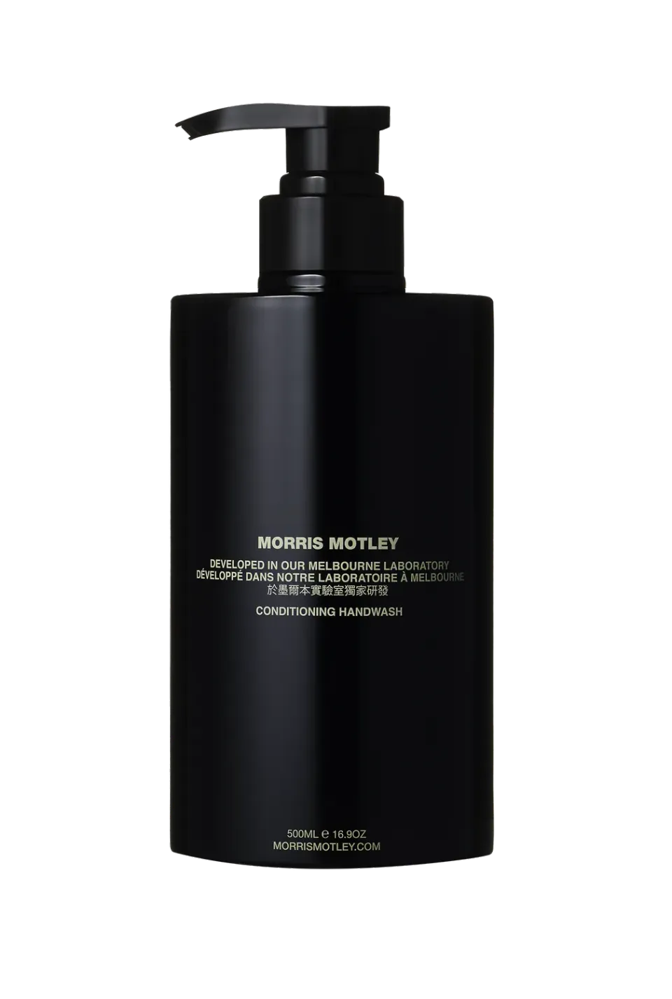 Morris Motley Papyrus handzeep 500ml glas standaard