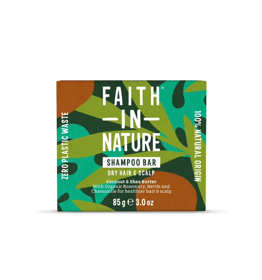 Faith in Nature Coconut & Shea Butter shampoo bar droog haar