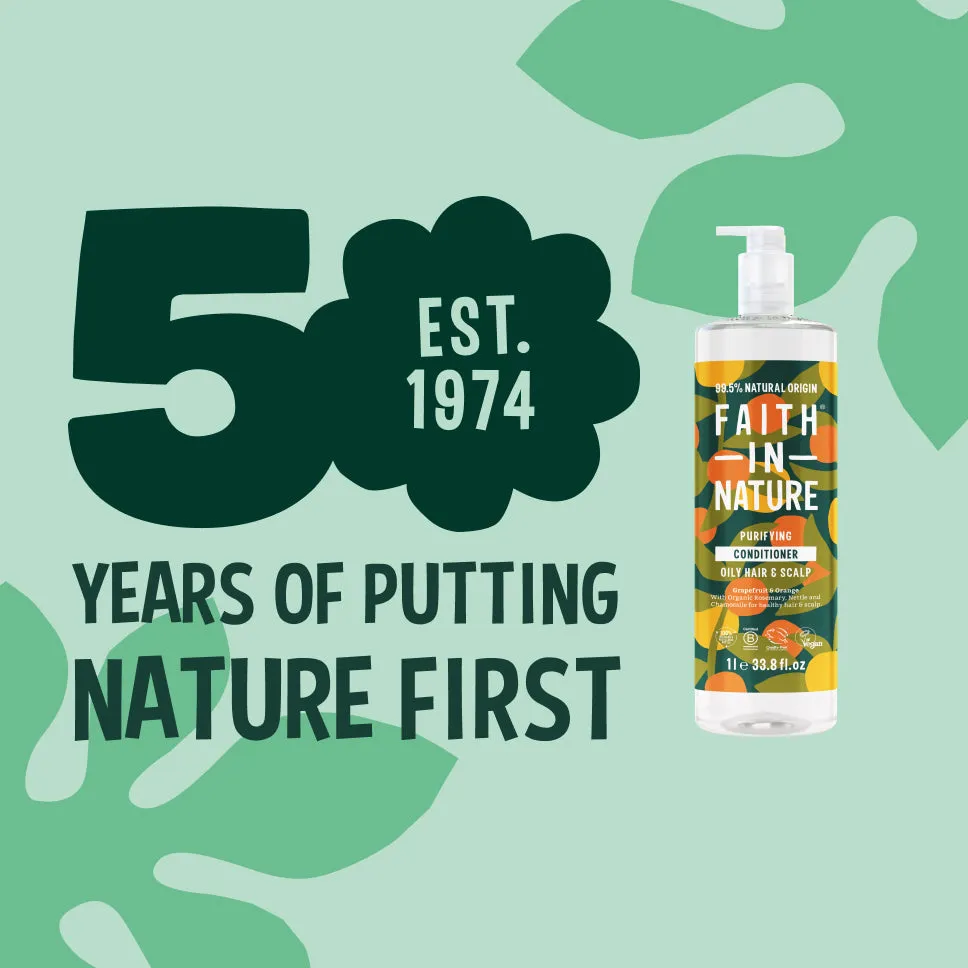Faith in Nature Grapefruit & Orange conditioner 1L vet haar