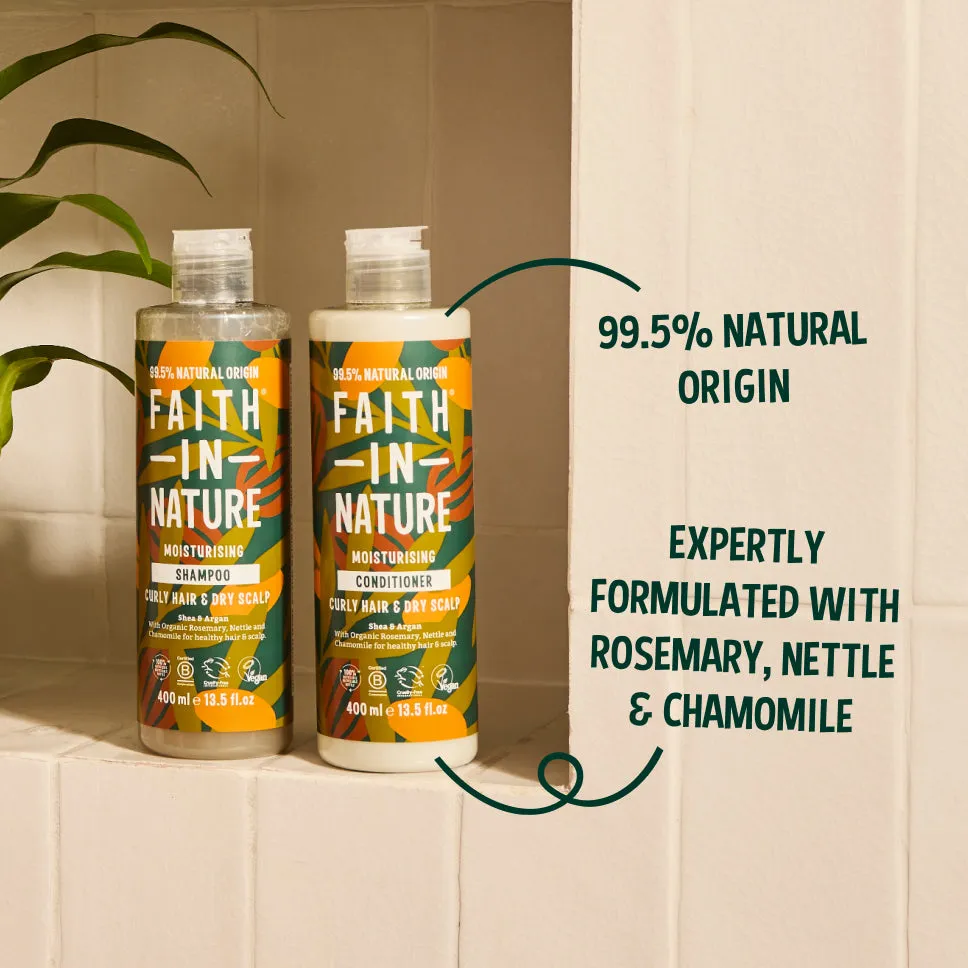 Faith in Nature Shea & Argan conditioner 400ml krul