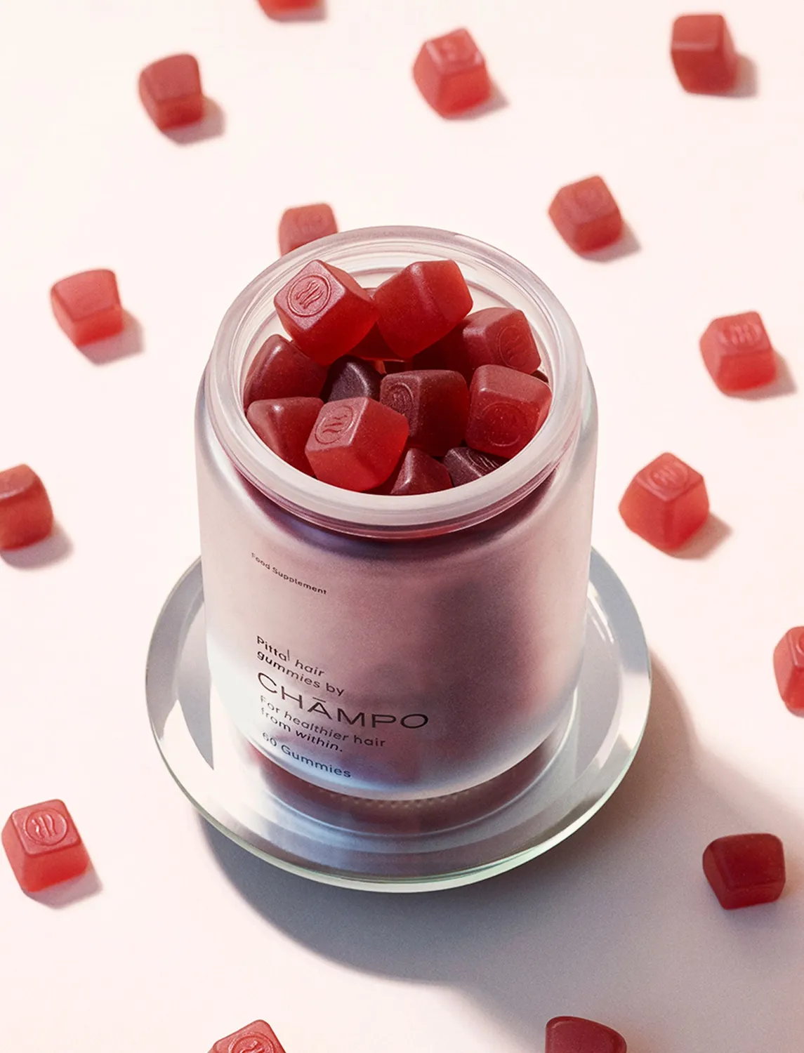 Chāmpo Hair Gummies haargummies 60 stuks bessen