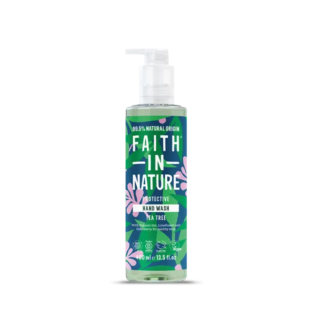 Faith in Nature Tea Tree handzeep 400ml gevoelige huid