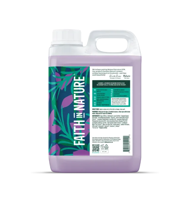 Faith in Nature Lavender bodywash 2,5L navulling