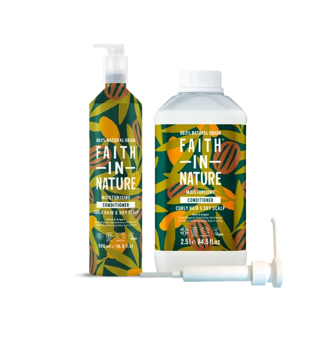 Faith in Nature Shea & Argan conditioner krul 500ml+2,5L