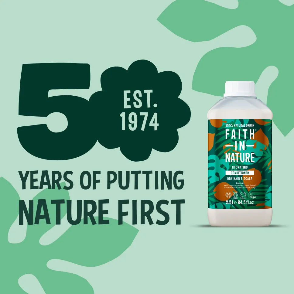 Faith in Nature Coconut conditioner droog haar 2,5L navulling