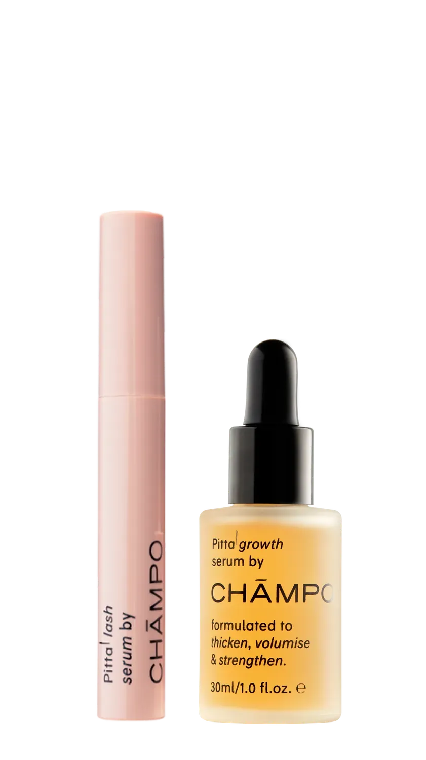 Chāmpo Hair & Lash Growth haar- en wimperset fijner haar
