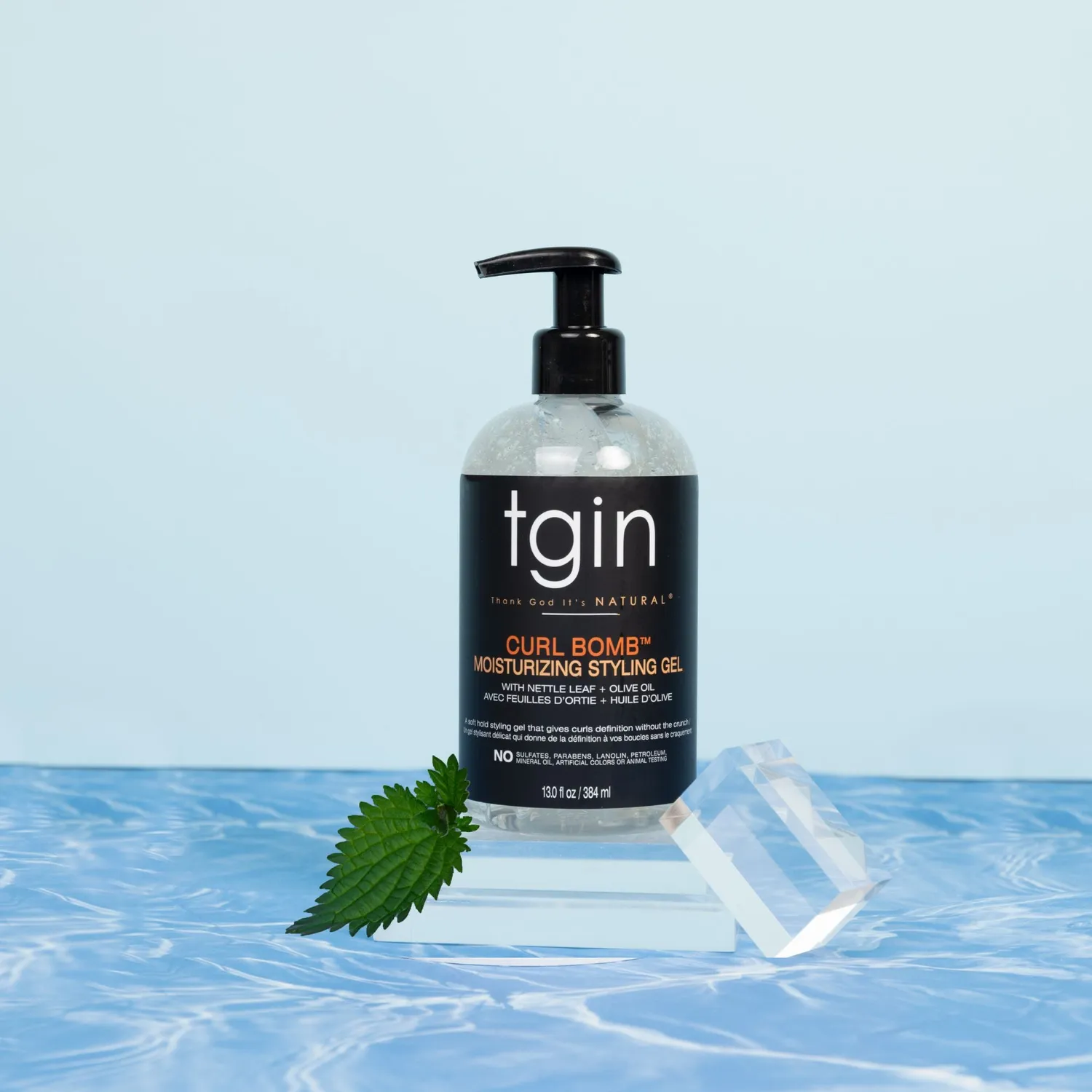 TGIN Curl Bomb Styling Gel 13 oz definitie