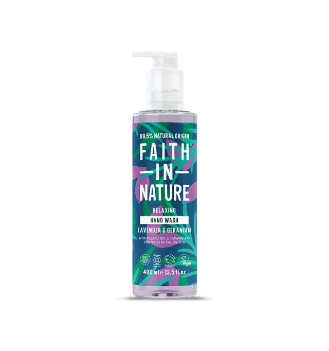 Faith in Nature Lavender & Geranium handzeep 400ml