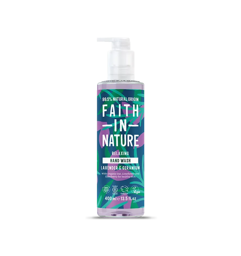 Faith in Nature Lavender & Geranium handzeep 400ml