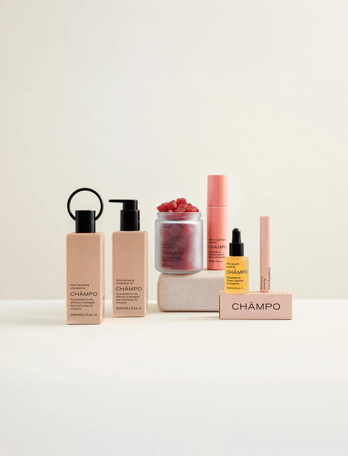 Chāmpo Vata Complete Hydrating System haarset droog haar