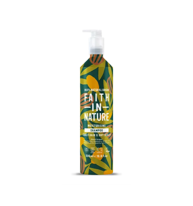 Faith in Nature Shea & Argan shampoo 500ml aluminium droog haar