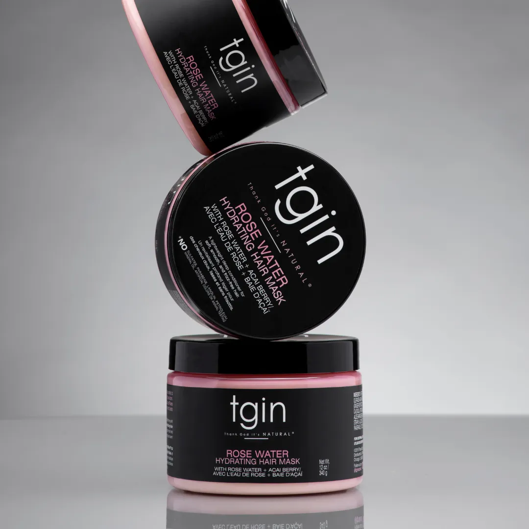 TGIN Wash & Go Bundle set voor krullen met rozenwater