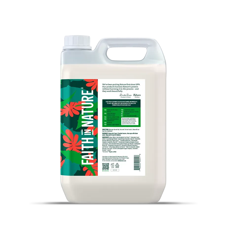 Faith in Nature Aloe Vera conditioner normaal haar 5L