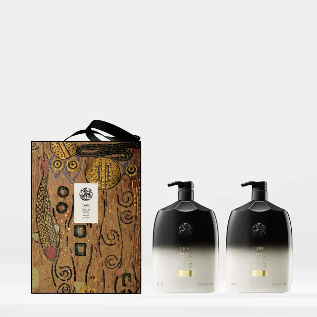 Oribe Gold Lust shampoo liter duo set herstellend