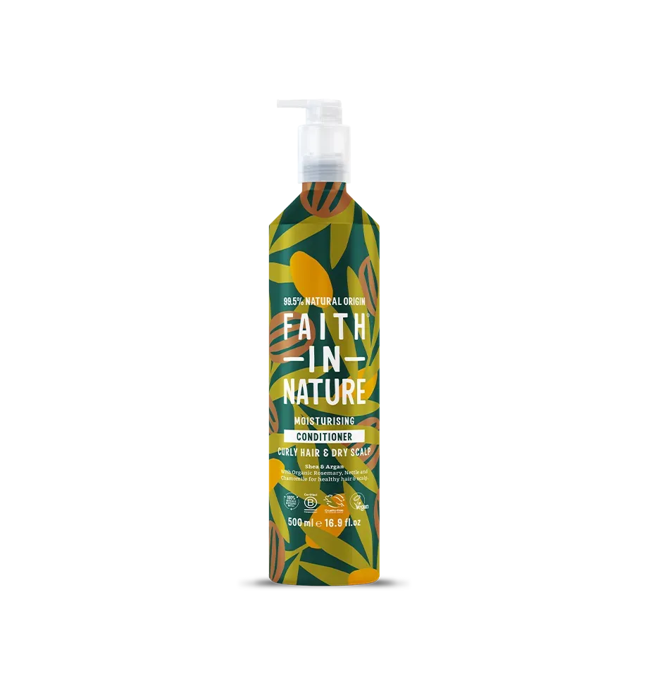 Faith in Nature Shea & Argan conditioner 500ml krul aluminium