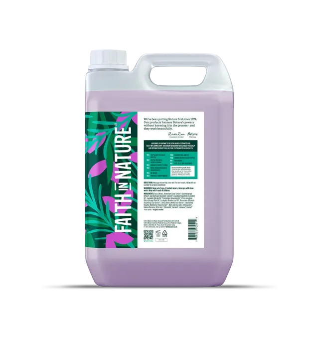 Faith in Nature Lavender & Geranium shampoo 5L normaal haar