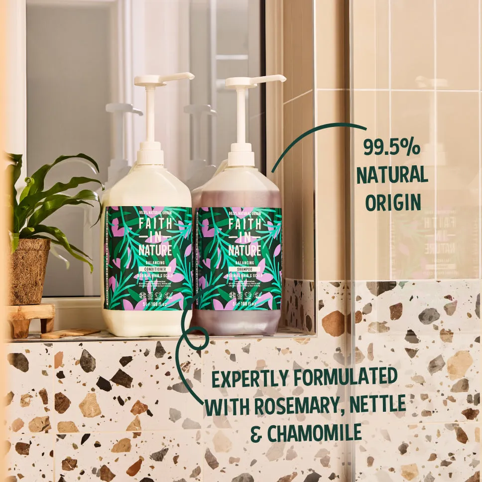 Faith in Nature Lavender & Geranium shampoo set 5L
