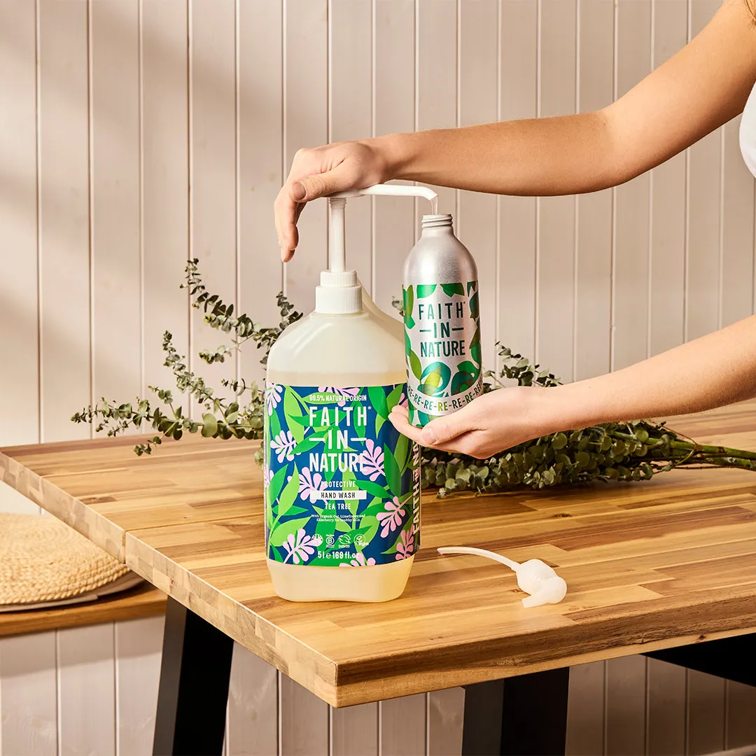 Faith in Nature Tea Tree handzeep 5L gevoelige huid