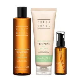 Curly Shyll Intensive Moisturizing haarset 3-delig hydraterend