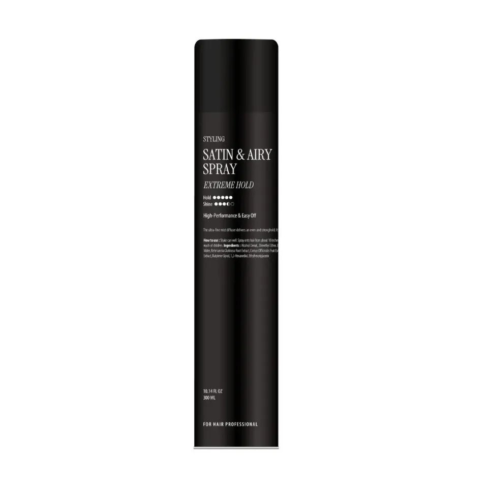 Curly Shyll Satin & Airy Spray Extreme haarspray 300ml sterke hold