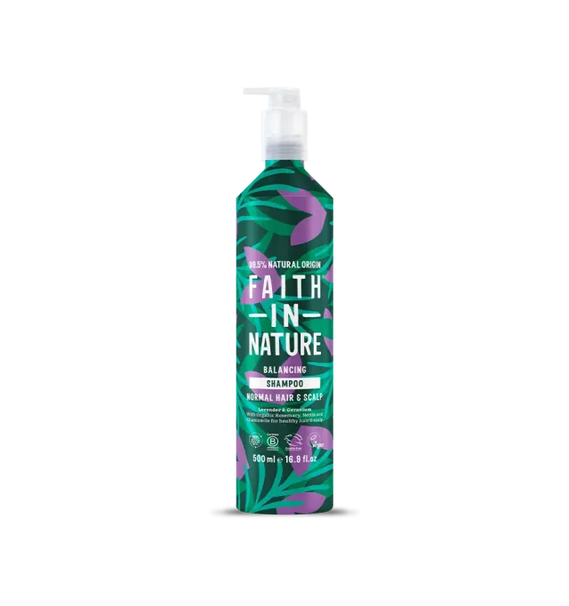 Faith in Nature Lavender Geranium shampoo 500ml aluminium