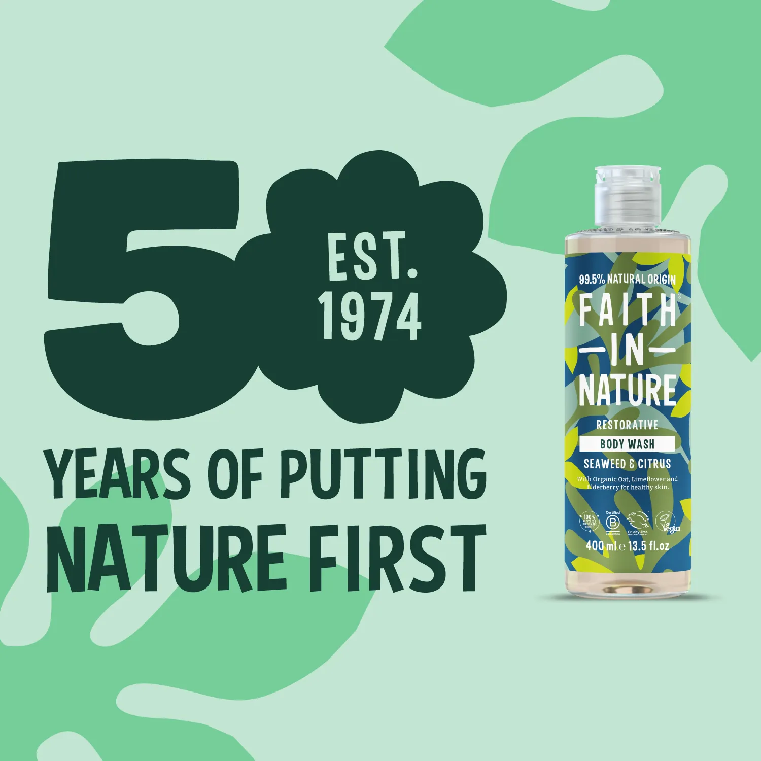 Faith in Nature Seaweed & Citrus douchegel 400ml