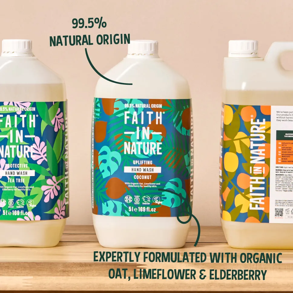 Faith in Nature Coconut handzeep 5L hydraterend