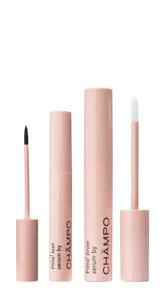 Chāmpo Pitta Lash & Brow Duo wimperserum voor vollere groei