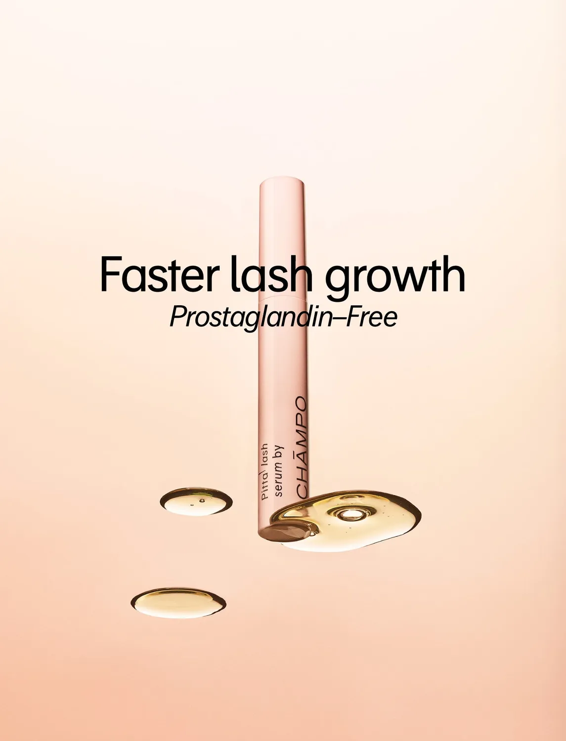 Chāmpo lash serum wimperserum 4ml lengte