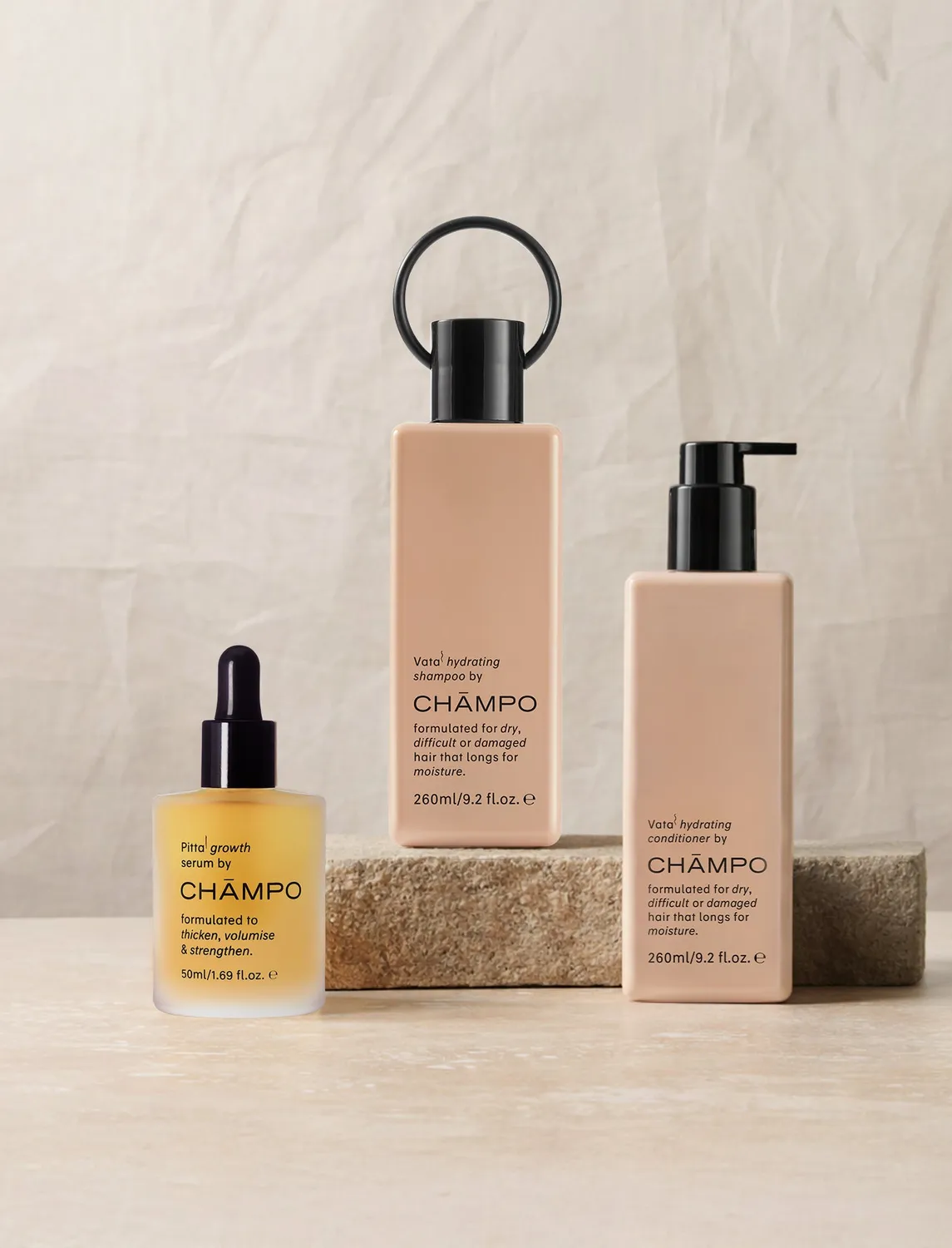 Chāmpo Vata Hydrating System+ haarset droog haar
