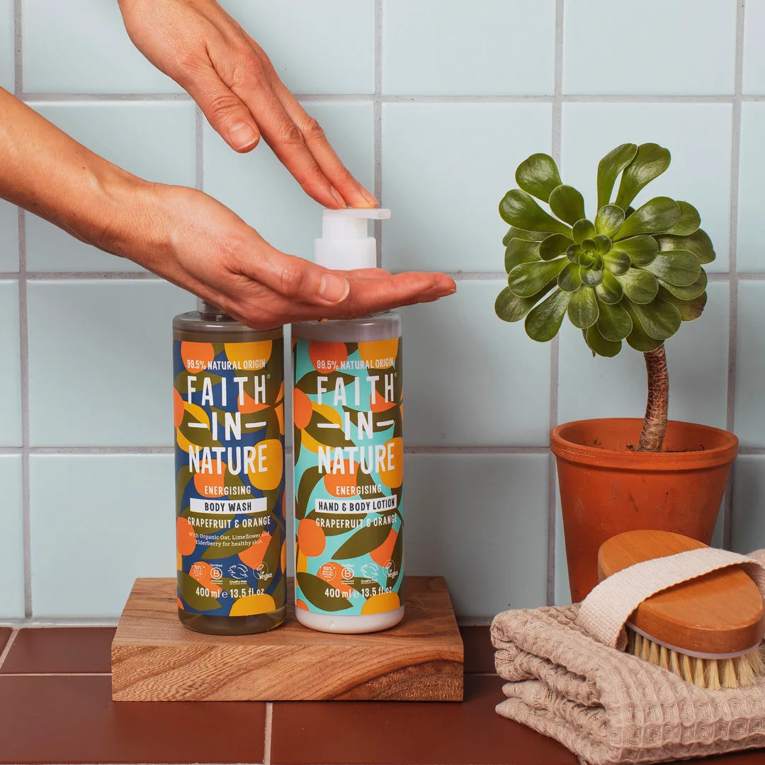 Faith in Nature Grapefruit & Orange hand- en bodylotion 400ml vegan